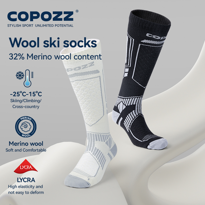Thermal Sock Winter - COPOZZ Nowe zimowe skarpety narciarskie Mężczyźni