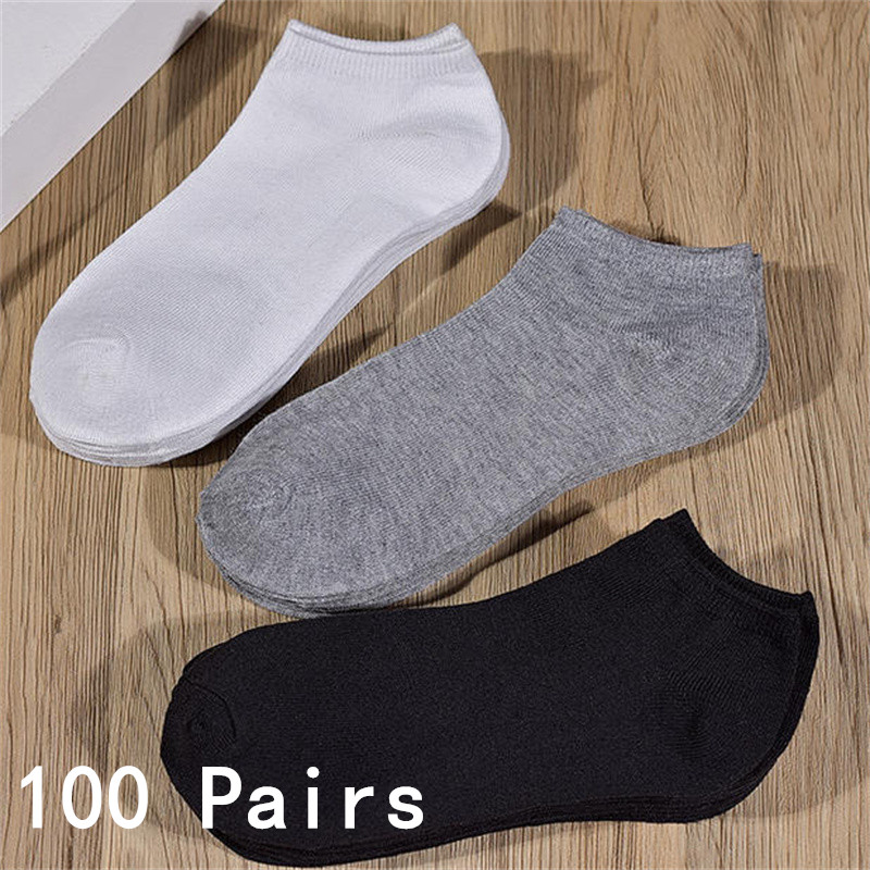 Ankle Sock Low Cut - Hurtownia 50/100 par niewidocznych, niskich skarpetek