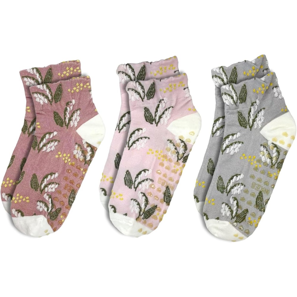 Grip Sock Yoga - Damskie skarpetki do jogi z żakardowym