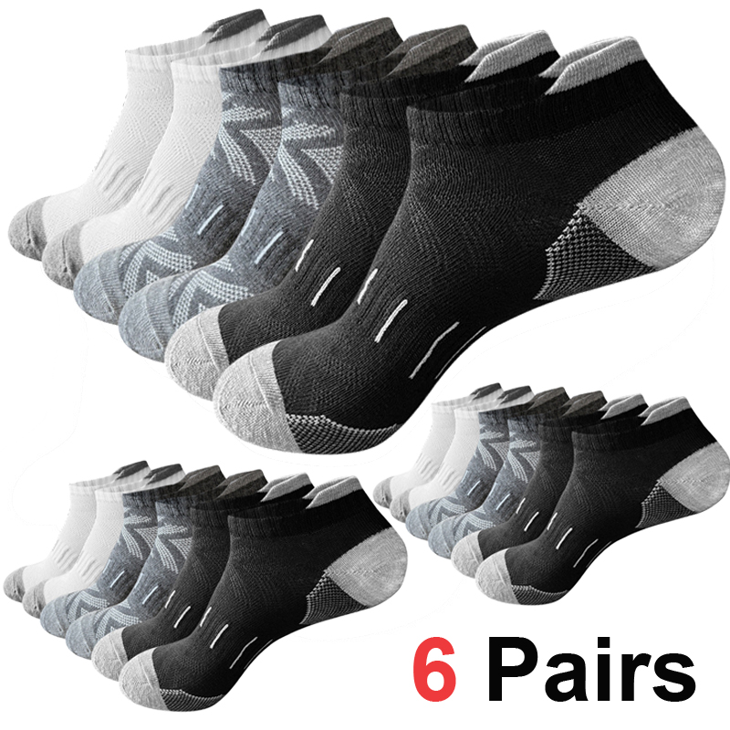 Athletic Sock Cushion - 6/12 Par Amortyzowanych Sportowych Skarpetek do