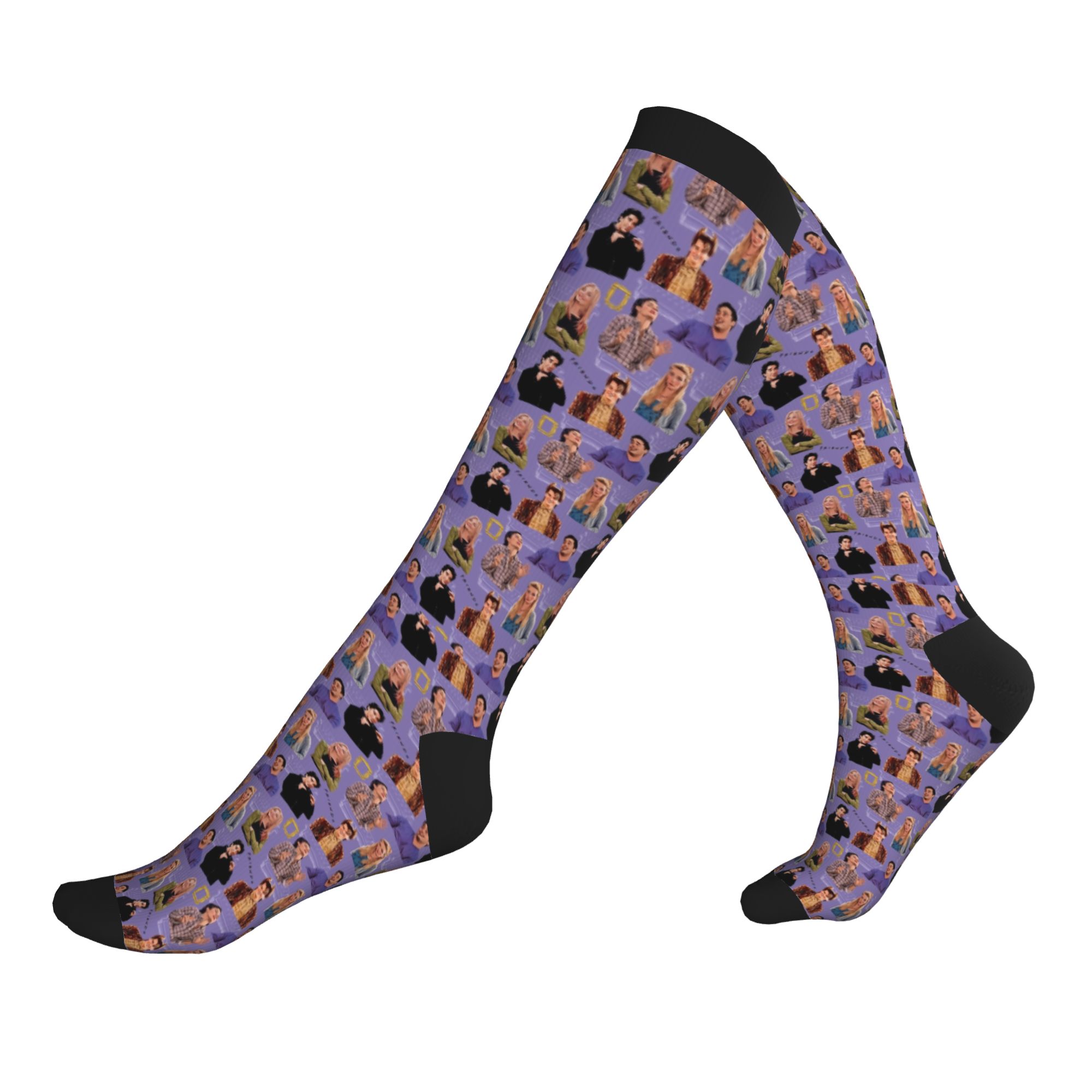 No Show Sock Women - Kolaż ze znacznymi postaciami z serialu