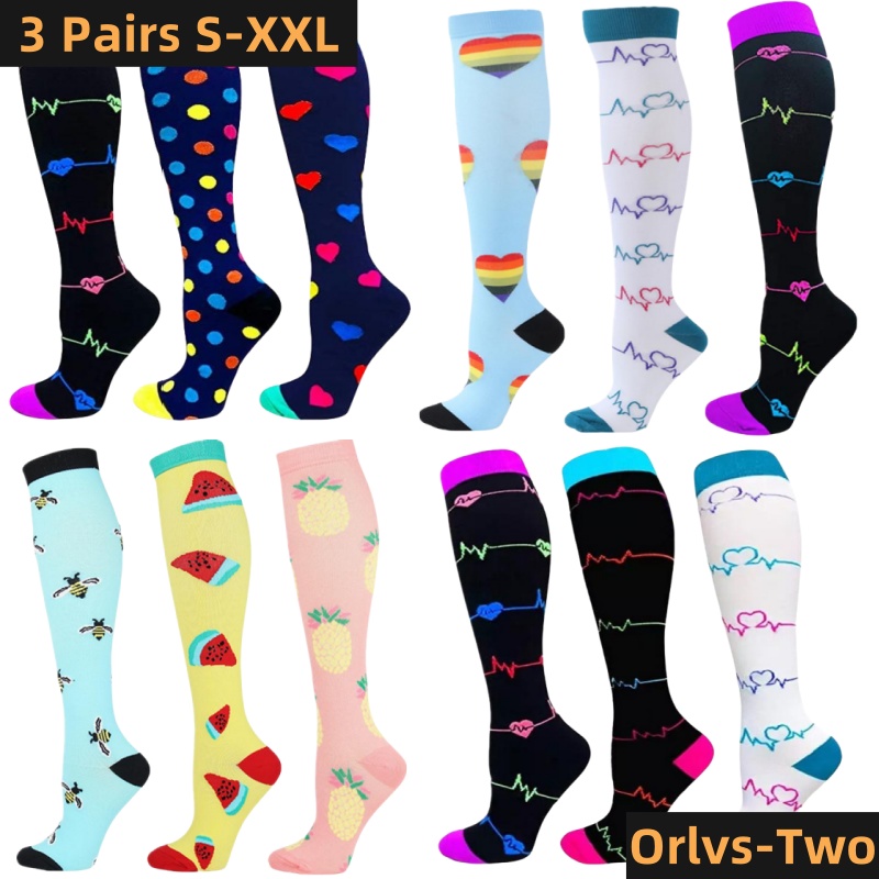 Compression Sock Medical - S-XXL 3 pary Darmowa wysyłka Skarpety
