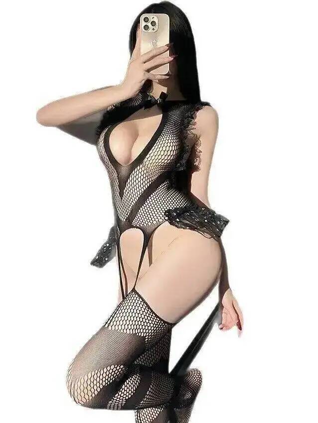 Seksowne pończochy kabaretki z – Fishnet Stocking Women recenzja i cena