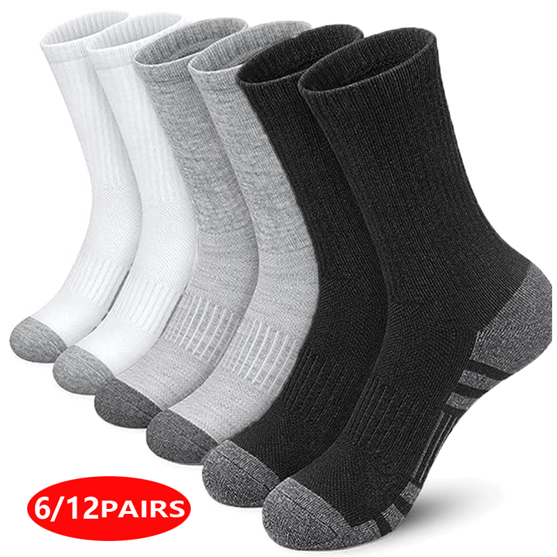 Męskie sportowe skarpety o wys – Cotton Crew Sock Pack recenzja i cena