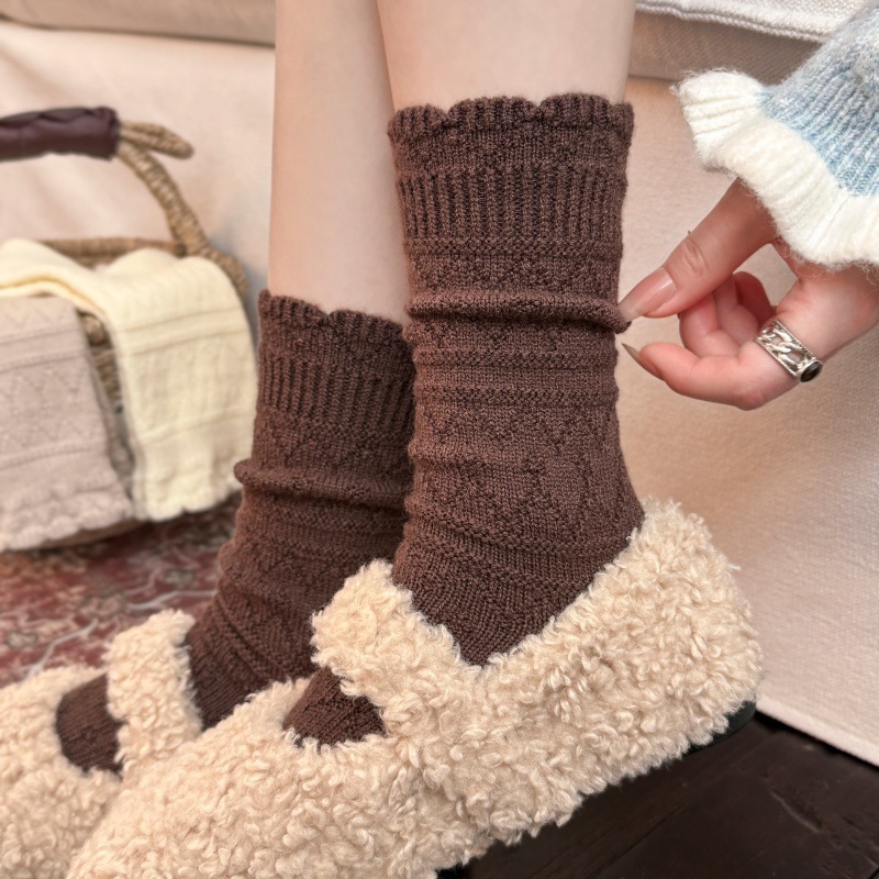 1 Para Mlecznobiałych Skarpet  – Boot Sock Slouchy recenzja i cena