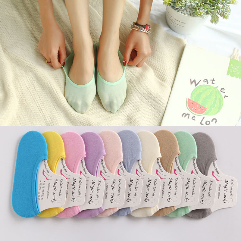 Letnie cienkie kolorowe dziewc – Invisibility Sock Loafer recenzja i cena
