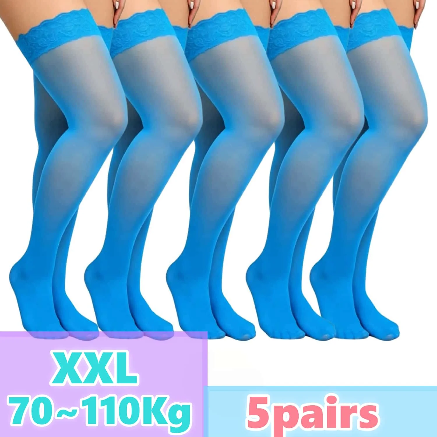 Damskie pończochy koronkowe za – Thigh High Sock Stay Up recenzja i cena