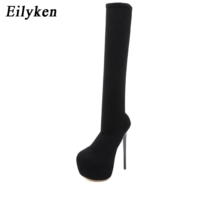 Eilyken Fashion Platform Stret – Knee High Sock Women recenzja i cena