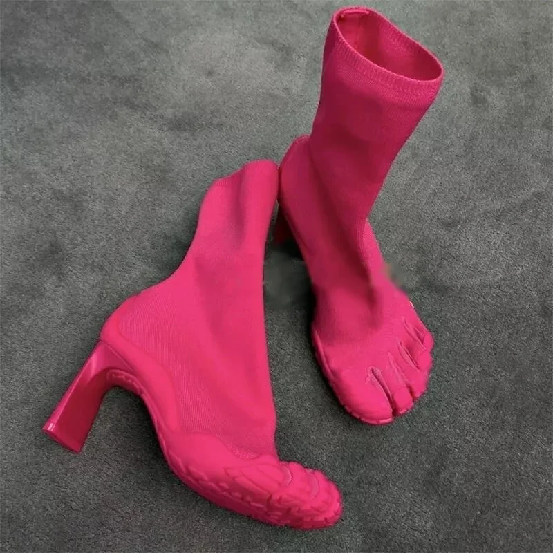 Botki damskie z odkrytymi palc – Toe Sock Split recenzja i cena