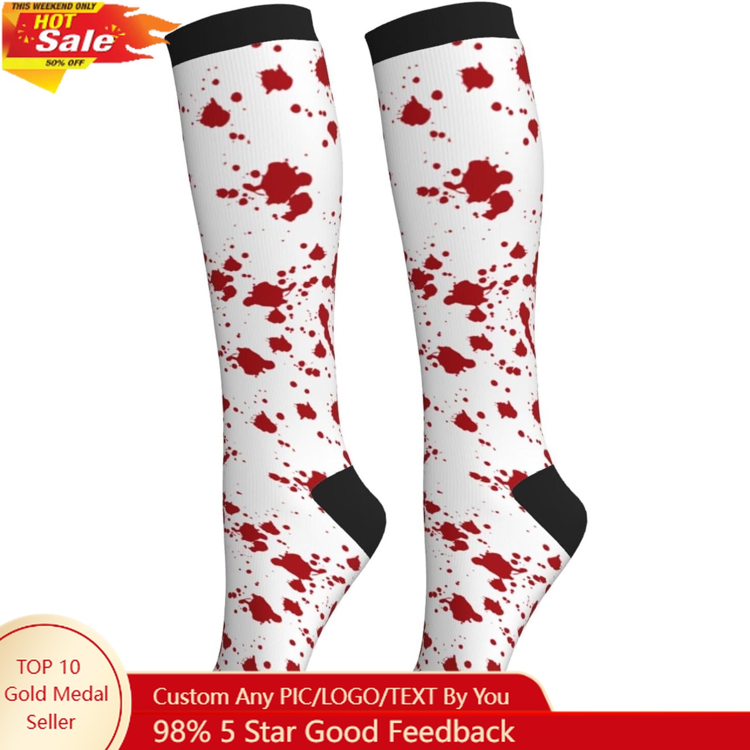 Skarpety uciskowe podkolanówki – Knee High Sock Women recenzja i cena