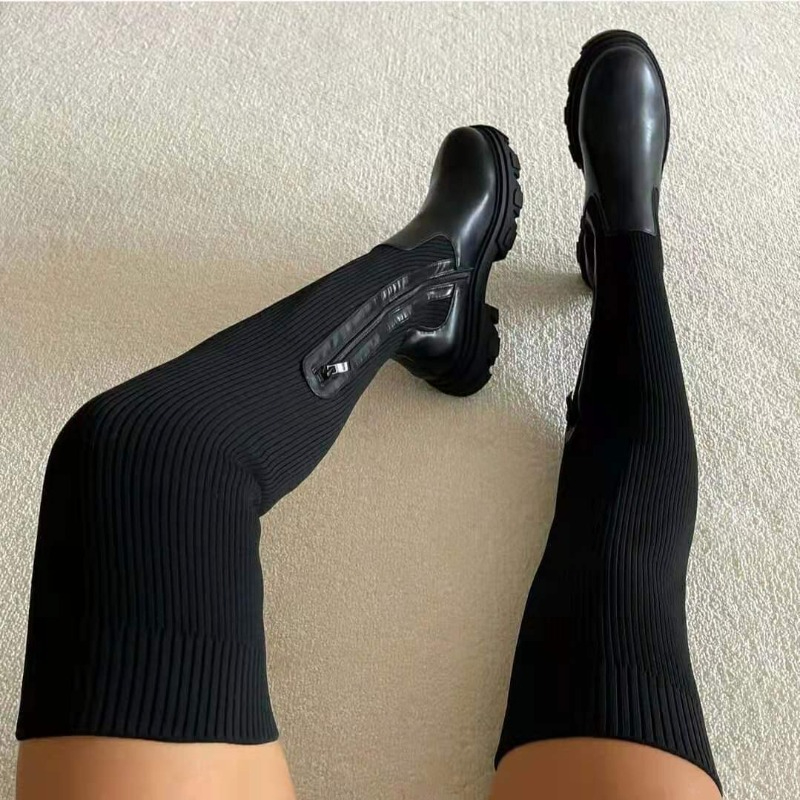 2025 Buty zimowe Kobiety Skarp – Knee High Sock Women recenzja i cena