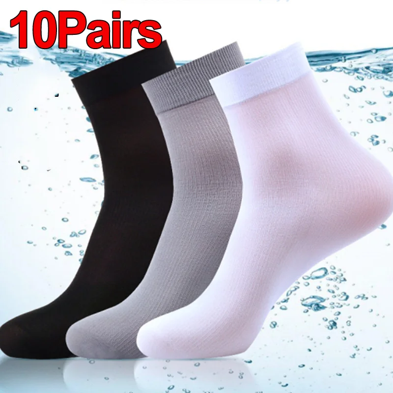10 par męskich skarpet letnie  – Silk Sock Bamboo recenzja i cena