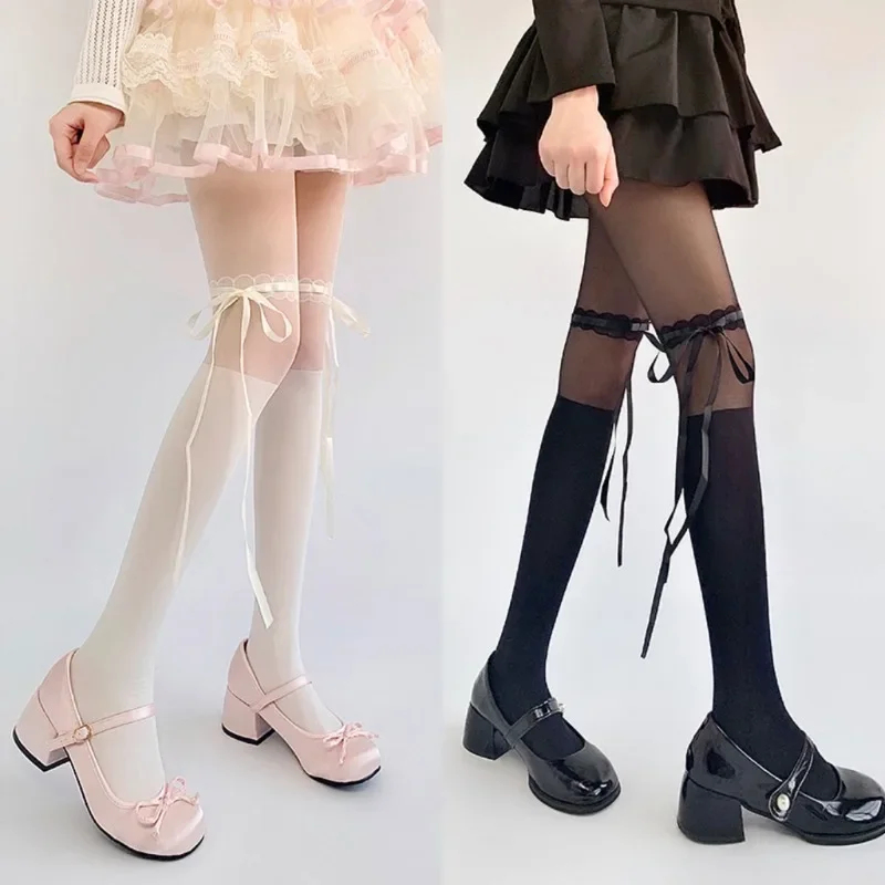 Rajstopy Lolita Cos, słodkie,  – Tights Pantyhose Sheer recenzja i cena